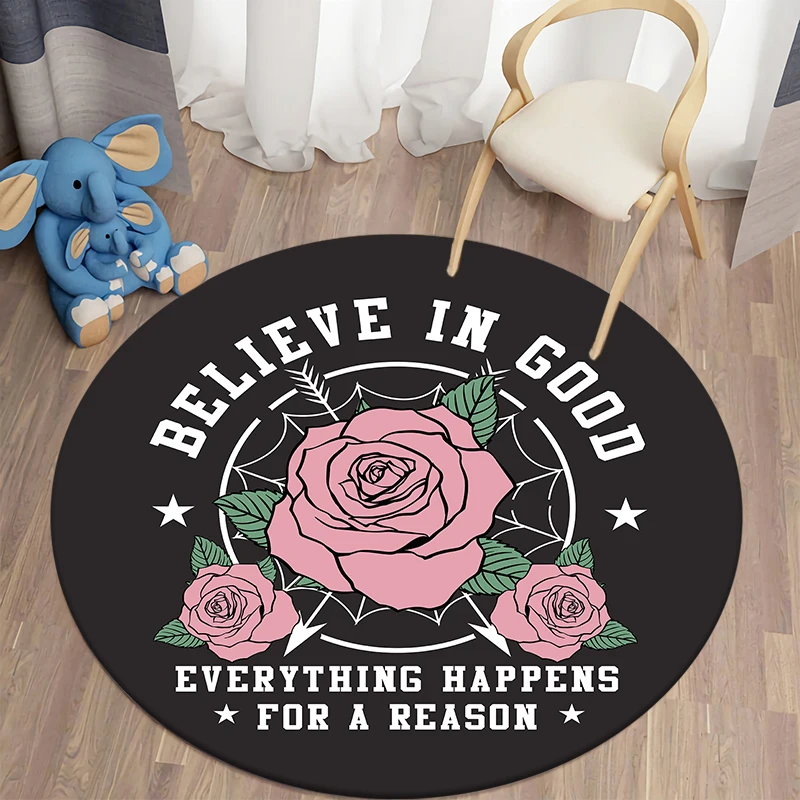 Floral Kawaii HD Printed Round Carpet Children's Living Room Mat Floor Mat Yoga Mat Bedroom Chair Non Slip Mat New Year Gift
Floral Kawaii HD Printed Round Carpet Children's Living Room Mat Floor Mat Yoga Mat Bedroom Chair Non Slip Mat New Year Gift