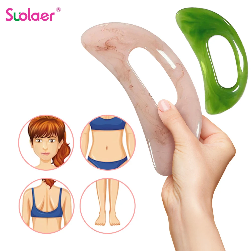 Resin Guasha Scraping Massage Scraper Face Neck Skin Massager Acupuncture Gua Sha Board Acupoint Face Eye Care SPA Massage Tool
Resin Guasha Scraping Massage Scraper Face Neck Skin Massager Acupuncture Gua Sha Board Acupoint Face Eye Care SPA Massage Tool