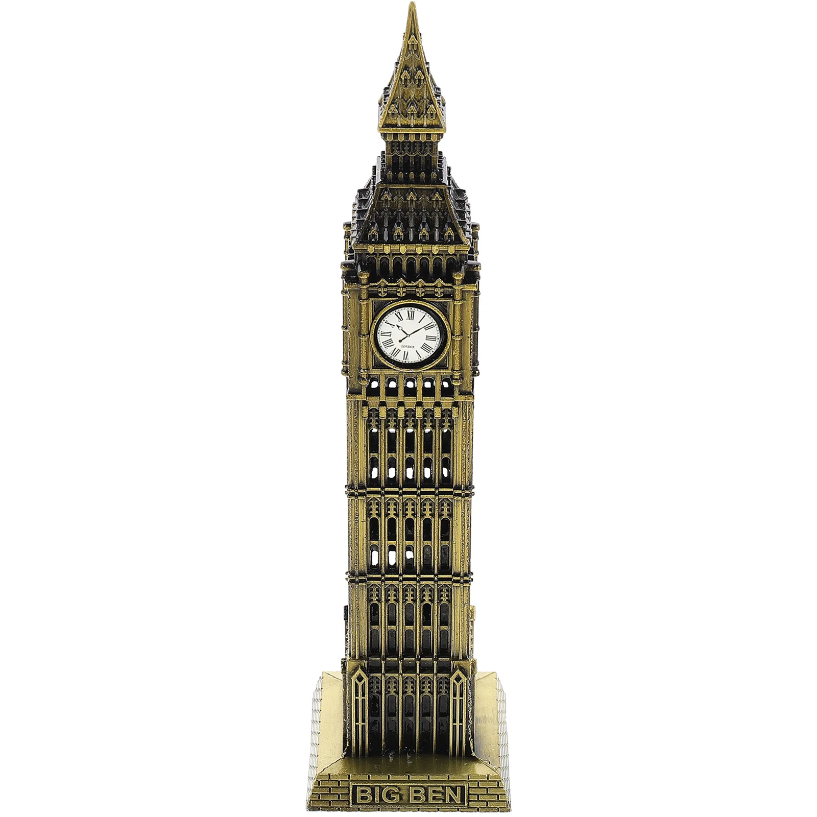 Big Ben Model Building Architectural Metal London Statue Decorative Figurine Sculpture Home Tower Alloy Statues Ornament Desktop
Big Ben Model Building Architectural Metal London Statue Decorative Figurine Sculpture Home Tower Alloy Statues Ornament Desktop