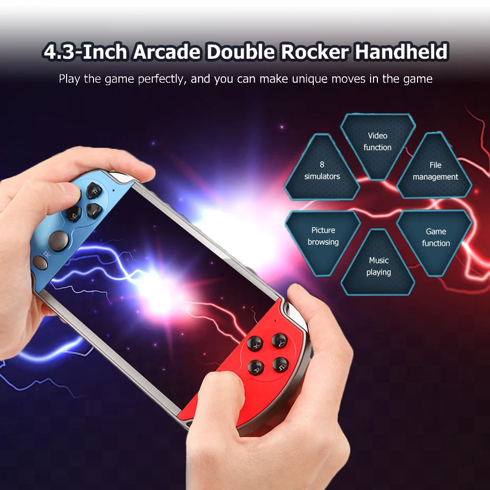 Xiaomi Game Video Console 4.3 Cal Portable Retro Game Console Built-in 10000 Games Portable Game Console For NES/GBA/BIN/GB
Xiaomi Game Video Console 4.3 Cal Portable Retro Game Console Built-in 10000 Games Portable Game Console For NES/GBA/BIN/GB