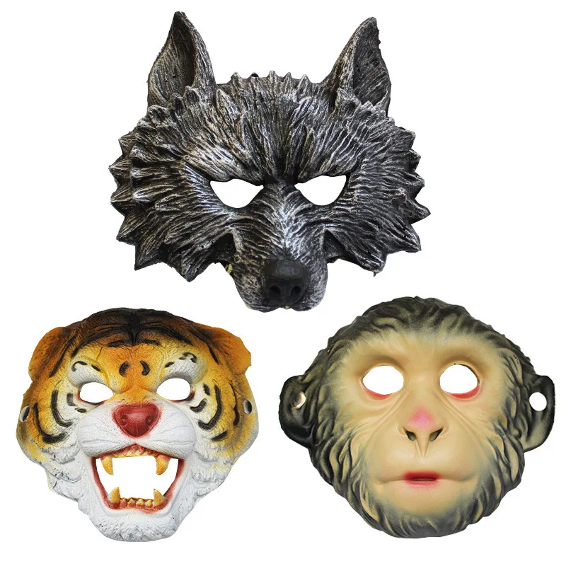 Halloween costume ball props animal party mask Cosplay monkey tiger Wolf
Halloween costume ball props animal party mask Cosplay monkey tiger Wolf