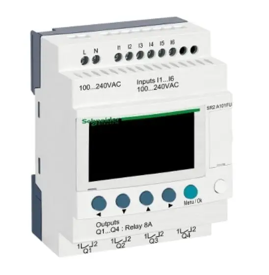 Компактное смарт-реле SR2A101FU Zelio Logic - 10 I O - 100 .. 240 В переменного тока-без часов-дисплей
Компактное смарт-реле SR2A101FU Zelio Logic - 10 I O - 100 .. 240 В переменного тока-без часов-дисплей