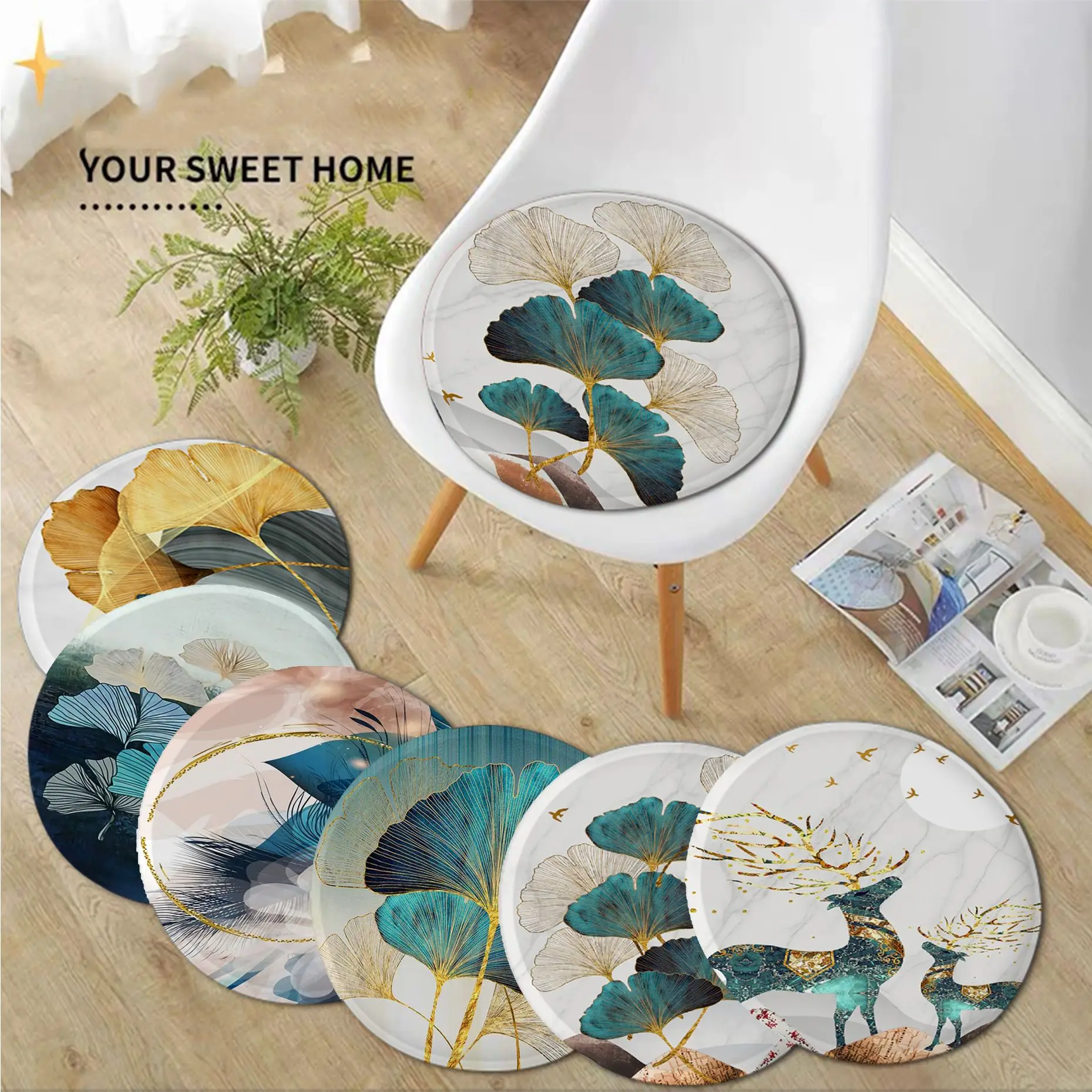 Abstract Landscape Deer Gold Leaf Four Seasons Meditation Cushion Stool Pad Dining Chair Tatami Seat Cushion Anti-Slip Pads
Abstract Landscape Deer Gold Leaf Four Seasons Meditation Cushion Stool Pad Dining Chair Tatami Seat Cushion Anti-Slip Pads