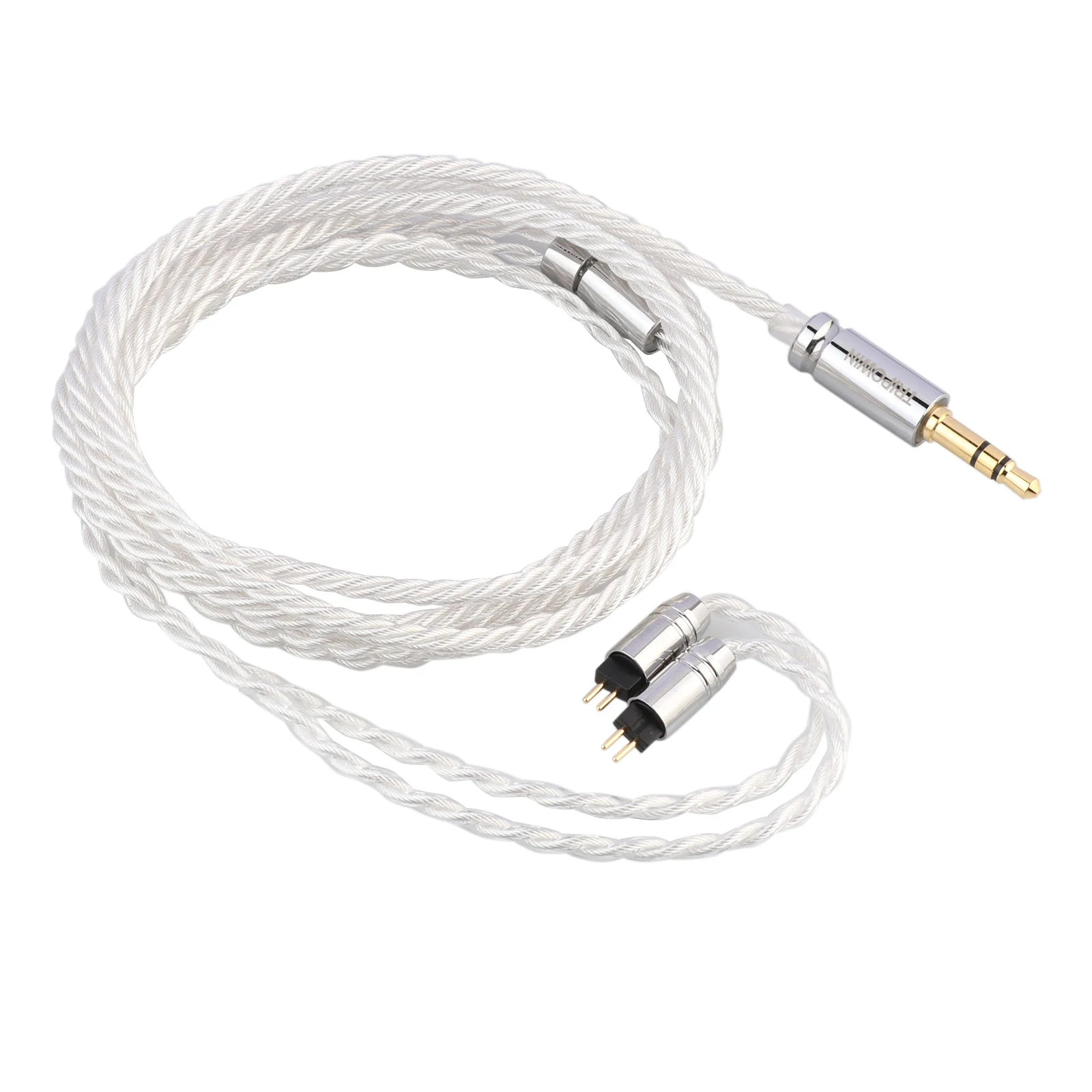 Tripowin Solstice 4 Cores HiFi IEM Cable 26AWG Silver-plated Copper Replacement Cable 39 Wires Per Core with PVC Cover
Tripowin Solstice 4 Cores HiFi IEM Cable 26AWG Silver-plated Copper Replacement Cable 39 Wires Per Core with PVC Cover