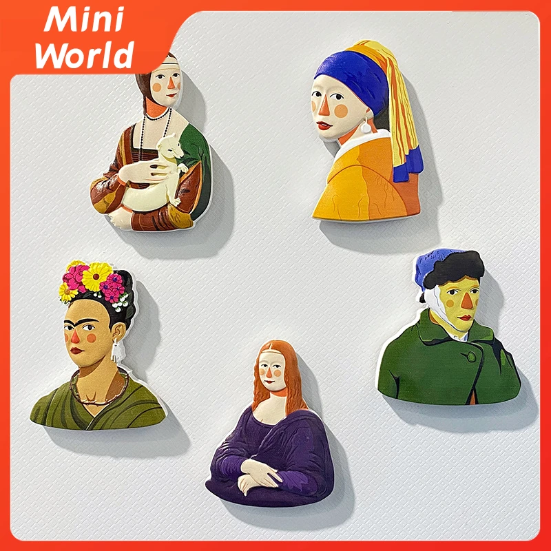 1Pcs World Famous Painting Fridge Magnets Souvenir Kids Kitchen Decoration Accessories Home Decor Decorative Stickers DIY Gift
1Pcs World Famous Painting Fridge Magnets Souvenir Kids Kitchen Decoration Accessories Home Decor Decorative Stickers DIY Gift