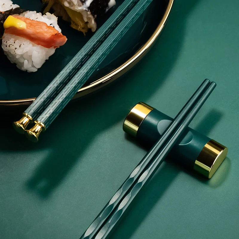 Stainless Steel Alloy Reusable Non-slip Chopstick Food Sushi Laser Engraving Chopsticks Kitchen Family Chopsticks 5Pairs
Stainless Steel Alloy Reusable Non-slip Chopstick Food Sushi Laser Engraving Chopsticks Kitchen Family Chopsticks 5Pairs