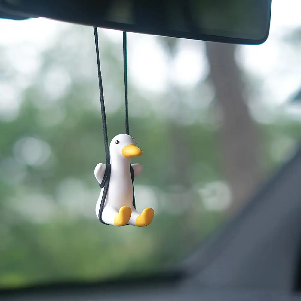 Car Swinging Pendant Decoration Cute Swing Duck-shaped Rearview Mirror Hanging Ornaments Car Interior Accessories Holiday Gifts
Car Swinging Pendant Decoration Cute Swing Duck-shaped Rearview Mirror Hanging Ornaments Car Interior Accessories Holiday Gifts