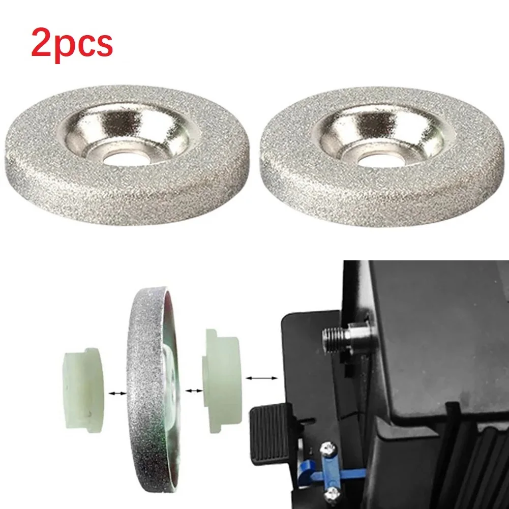 2pcs 50mm Diamond Grinding Wheel 320 Grit Circle Grinding Disc For Stone Sharpener Grinder Cutting Tools
2pcs 50mm Diamond Grinding Wheel 320 Grit Circle Grinding Disc For Stone Sharpener Grinder Cutting Tools