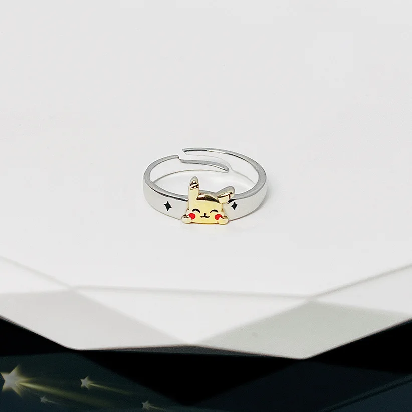 Pokemon Cartoon Character Pikachu Electroplated Open Adjustable Ring Girl Jewelry Decoration Fashion Accessories Birthday Gift
Pokemon Cartoon Character Pikachu Electroplated Open Adjustable Ring Girl Jewelry Decoration Fashion Accessories Birthday Gift