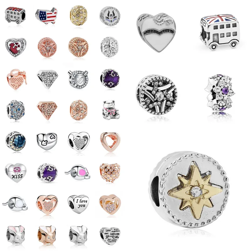 Crystal Round Star Bead Heart-Shaped Rabbit Letter Birthday Charm Fit Original Pandora Bracelet DIY Jewelry Making
Crystal Round Star Bead Heart-Shaped Rabbit Letter Birthday Charm Fit Original Pandora Bracelet DIY Jewelry Making