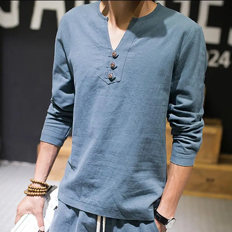 Plus size men's Linen shirts tops,Long Sleeve V Neck Cotton linen blouse ,Autumn Vintage shirts,black white khaki 5XL 6XL 7XL
Plus size men's Linen shirts tops,Long Sleeve V Neck Cotton linen blouse ,Autumn Vintage shirts,black white khaki 5XL 6XL 7XL