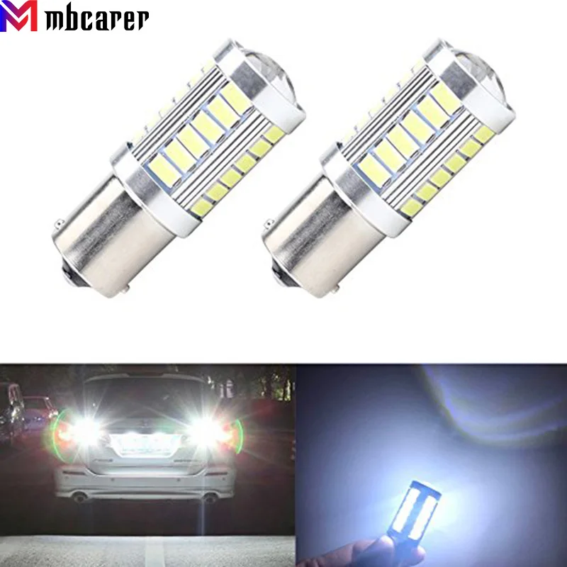 

2pcs 1156 7506 BA15S P21W 5630 5730 LED Car Tail Bulb Brake Lights 12V Auto Reverse Lamp Daytime Running Signal Light Z3