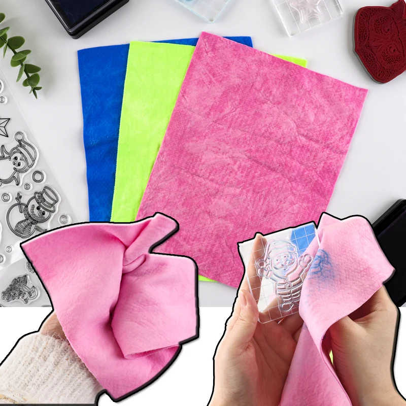 3pcs/set Helpful Stamp Shammy Cleaning Suede Cloth Natural Stamp Cleaner For Cleaning Stamps Glass Mat Super Absorbent Towel
3pcs/set Helpful Stamp Shammy Cleaning Suede Cloth Natural Stamp Cleaner For Cleaning Stamps Glass Mat Super Absorbent Towel