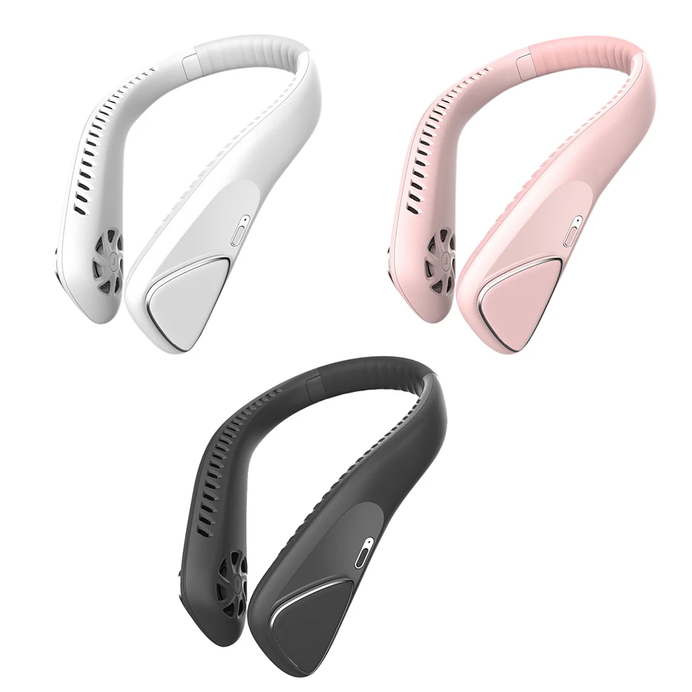 2022 New Hanging Neck Fan 4000mAh USB 3 Speed Bladeless Fan Portable Mini Air Cooler Summer Sports Cooling Wearable Neckband Fan
2022 New Hanging Neck Fan 4000mAh USB 3 Speed Bladeless Fan Portable Mini Air Cooler Summer Sports Cooling Wearable Neckband Fan