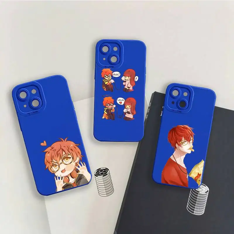 707 Mystic Messenger Japan anime Phone Case For iPhone 13 12 11 Pro MAX Mini X XS XR 7 8 Plus Liquid Silicone Klein Blue
707 Mystic Messenger Japan anime Phone Case For iPhone 13 12 11 Pro MAX Mini X XS XR 7 8 Plus Liquid Silicone Klein Blue