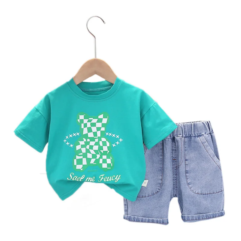 New Summer Baby Clothes Suit Children Boys Girls Cotton T-Shirt Shorts 2Pcs/Sets Toddler Fashion Casual Costume Kids Tracksuits
New Summer Baby Clothes Suit Children Boys Girls Cotton T-Shirt Shorts 2Pcs/Sets Toddler Fashion Casual Costume Kids Tracksuits