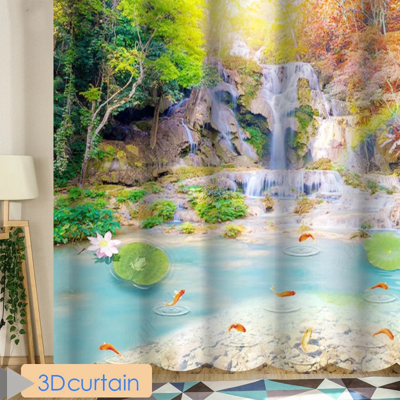 3D printing curtain, landscape waterfall romantic pastoral, semi shading pastoral scenery waterfall curtain
3D printing curtain, landscape waterfall romantic pastoral, semi shading pastoral scenery waterfall curtain
