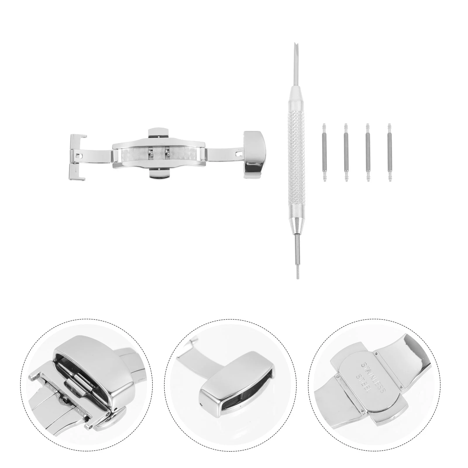 Watch Clasp Buckle Buckles Watchband Replacement Strap Stainlessband18Mm Clasps Deployment Accessories Parts Steel Repair
Watch Clasp Buckle Buckles Watchband Replacement Strap Stainlessband18Mm Clasps Deployment Accessories Parts Steel Repair