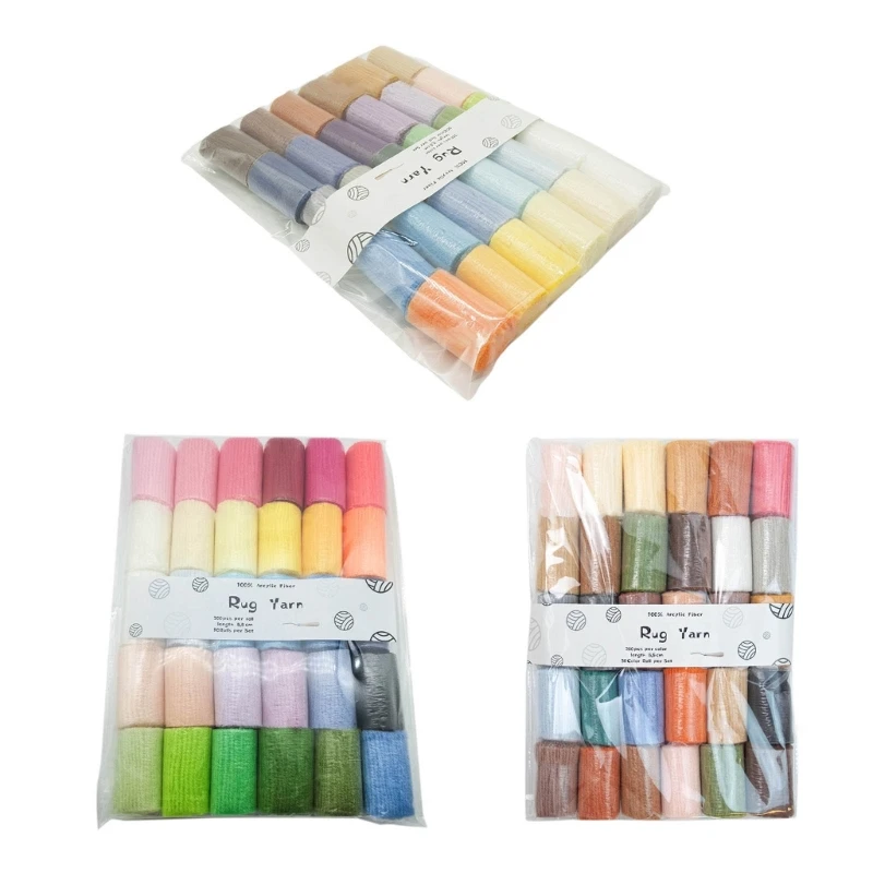 E56C 30 Assorted Color Latchs Hook Yarn Pre-Cut Rugs Yarn for Craft Sewing Knitting
E56C 30 Assorted Color Latchs Hook Yarn Pre-Cut Rugs Yarn for Craft Sewing Knitting