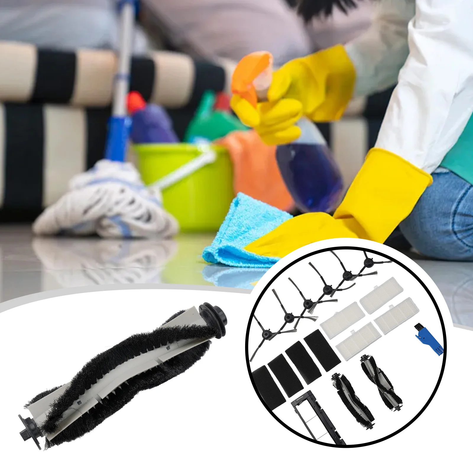 1 Set Vacuum Cleaner Replacement Spare Parts Kits Accessories Catches 99% Of Mold For Vactidy T6 Robot Cleaning Vacuum Parts
1 Set Vacuum Cleaner Replacement Spare Parts Kits Accessories Catches 99% Of Mold For Vactidy T6 Robot Cleaning Vacuum Parts