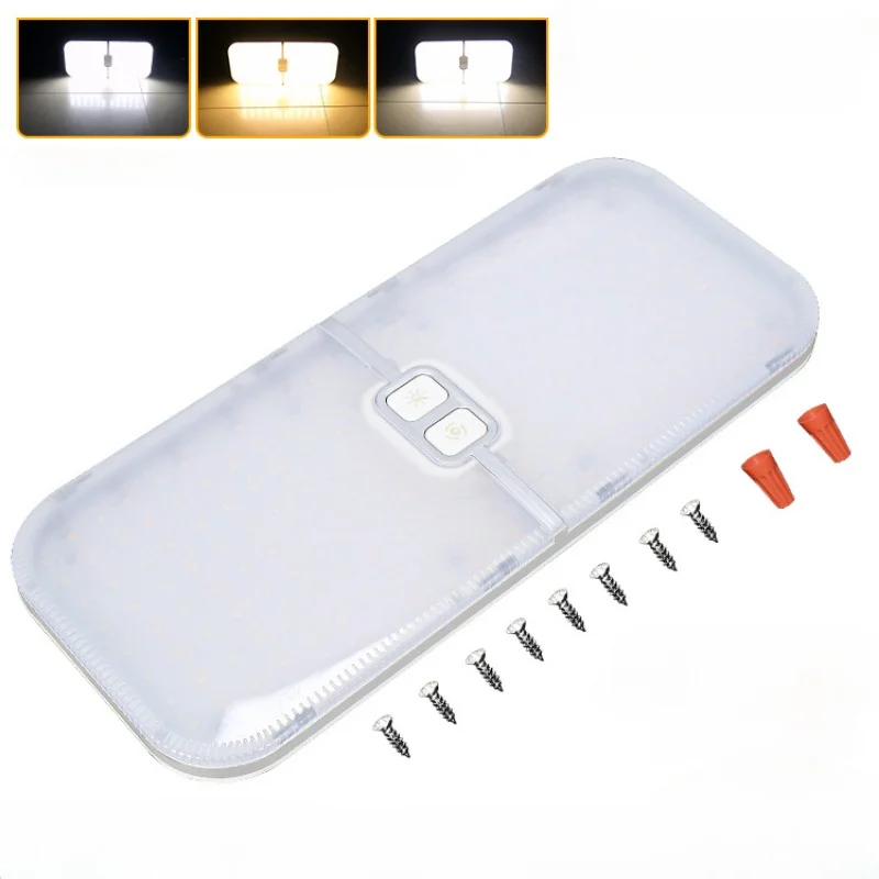 12-80V Super Bright with Memory Function Rv Indoor Lighting Lamp three-color variable light dimmable LED compartment light board
12-80V Super Bright with Memory Function Rv Indoor Lighting Lamp three-color variable light dimmable LED compartment light board