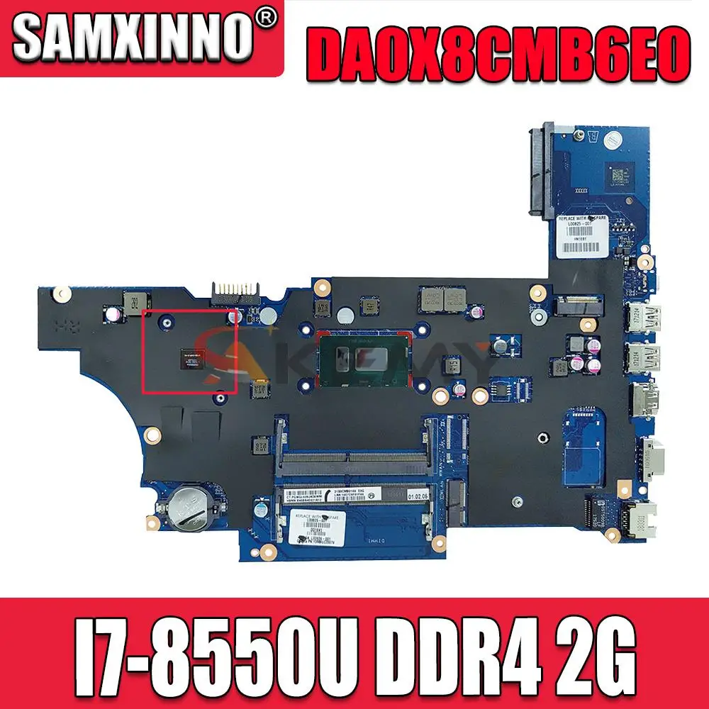 High quality L00825-001 for HP Probook 450 G5 Laptop Motherboard DA0X8CMB6E0 SR3LC I7-8550U DDR4 2GB mainboard 100% Tested
High quality L00825-001 for HP Probook 450 G5 Laptop Motherboard DA0X8CMB6E0 SR3LC I7-8550U DDR4 2GB mainboard 100% Tested