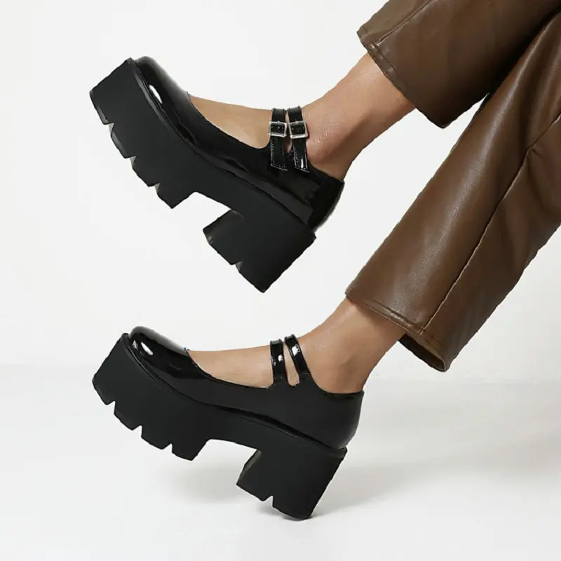 Женские лакированные туфли QPLYXCO, желтые, фиолетовые туфли из искусственной кожи на платформе, на массивном высоком каблуке, с двойной пряжкой, японские студенческие женские Туфли Мэри Джейн
Женские лакированные туфли QPLYXCO, желтые, фиолетовые туфли из искусственной кожи на платформе, на массивном высоком каблуке, с двойной пряжкой, японские студенческие женские Туфли Мэри Джейн