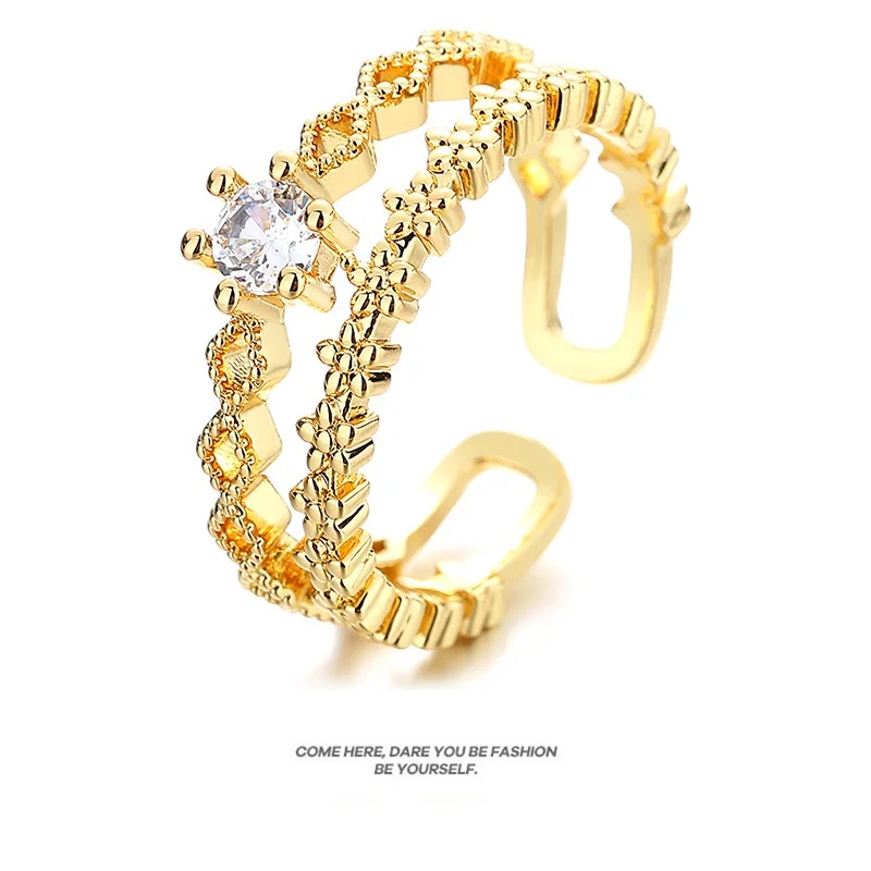 New Trendy Fine Niche Design Crown Zircon Ring for Women Girl Summer Accessories Luxury Jewelry Anillos Mujer Attack on Titan
New Trendy Fine Niche Design Crown Zircon Ring for Women Girl Summer Accessories Luxury Jewelry Anillos Mujer Attack on Titan