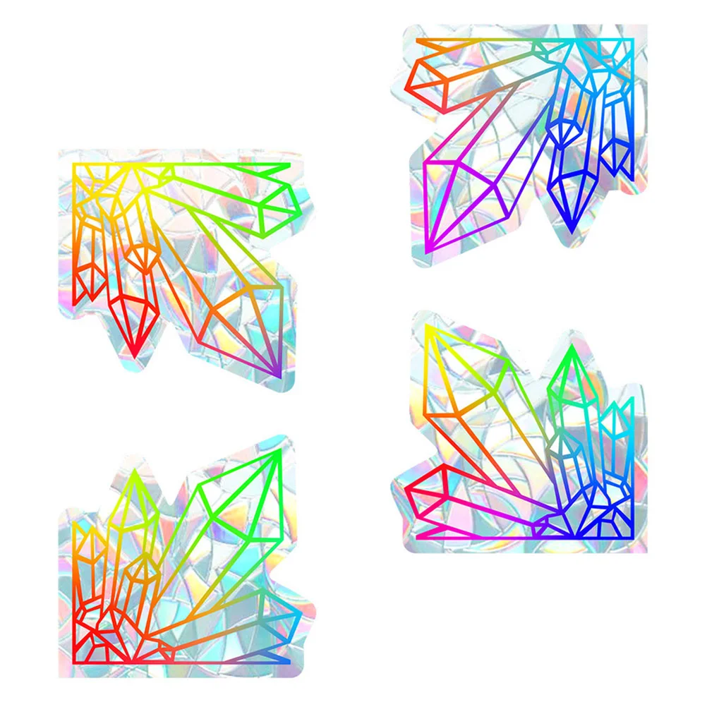4Pcs Diamond Window Stickers Colorful Window Decals Electrostatic Stickers
4Pcs Diamond Window Stickers Colorful Window Decals Electrostatic Stickers