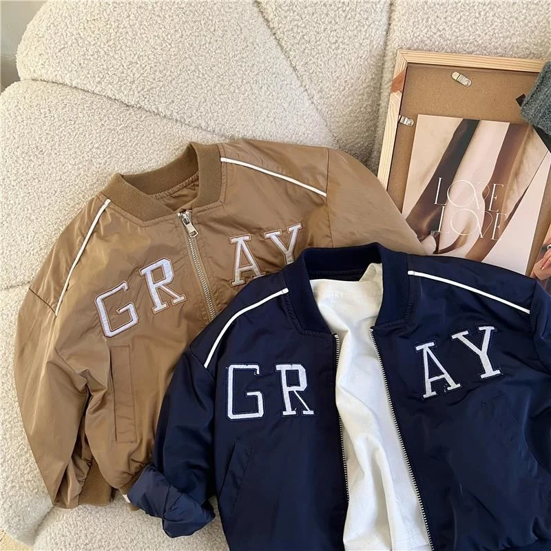 Новинка, Весенняя бейсбольная куртка цвета хаки, корейская детская одежда для маленьких девочек, куртки для девочек-подростков, женская оде...
Новинка, Весенняя бейсбольная куртка цвета хаки, корейская детская одежда для маленьких девочек, куртки для девочек-подростков, женская оде...