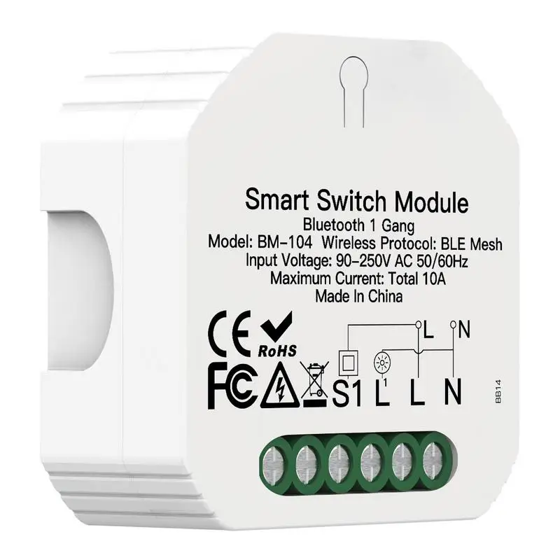 Switch Smart Module | Wi-Fi Blue Tooth Switch Smart for Smart Home Smart APP Life | Smart Relay Switch Wifi Compatible with Alex
Switch Smart Module | Wi-Fi Blue Tooth Switch Smart for Smart Home Smart APP Life | Smart Relay Switch Wifi Compatible with Alex