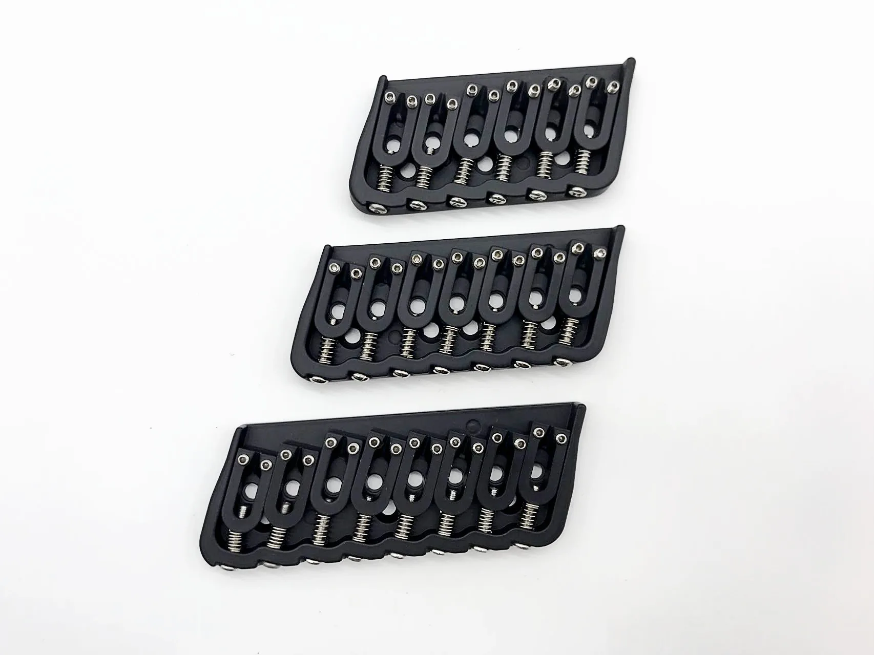 Professional Hipshot Style 6 / 7 / 8 String Multi-Scale Fixed Bridge Tailpiece Black Color In Stock Discount Good Quality
Professional Hipshot Style 6 / 7 / 8 String Multi-Scale Fixed Bridge Tailpiece Black Color In Stock Discount Good Quality