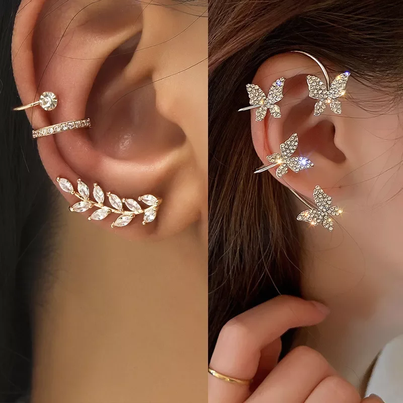New in Bohemian No Piercing Crystal Rhinestone Ear Cuff Earrings for Women Wrap Stud Clip Earrings Girl Earrings Jewelry Bijoux
New in Bohemian No Piercing Crystal Rhinestone Ear Cuff Earrings for Women Wrap Stud Clip Earrings Girl Earrings Jewelry Bijoux