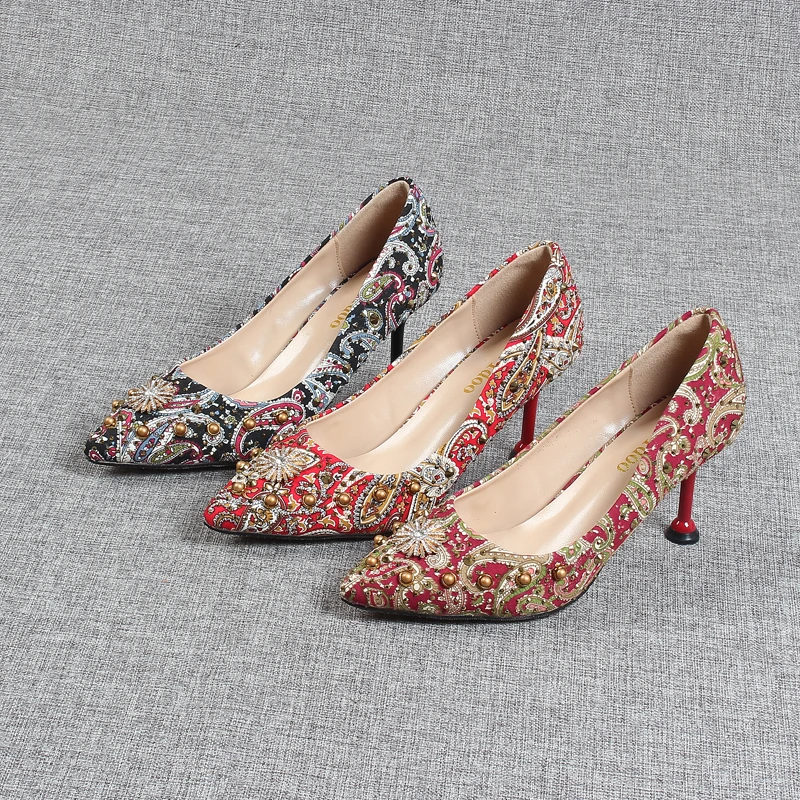 Shallow Mouth Beige High Heels Lace-Up African Woman Shoe Slip On Pointed Pumps Rivets Sexy Sandals 12cm Gold Burgundy Crystal C
Shallow Mouth Beige High Heels Lace-Up African Woman Shoe Slip On Pointed Pumps Rivets Sexy Sandals 12cm Gold Burgundy Crystal C