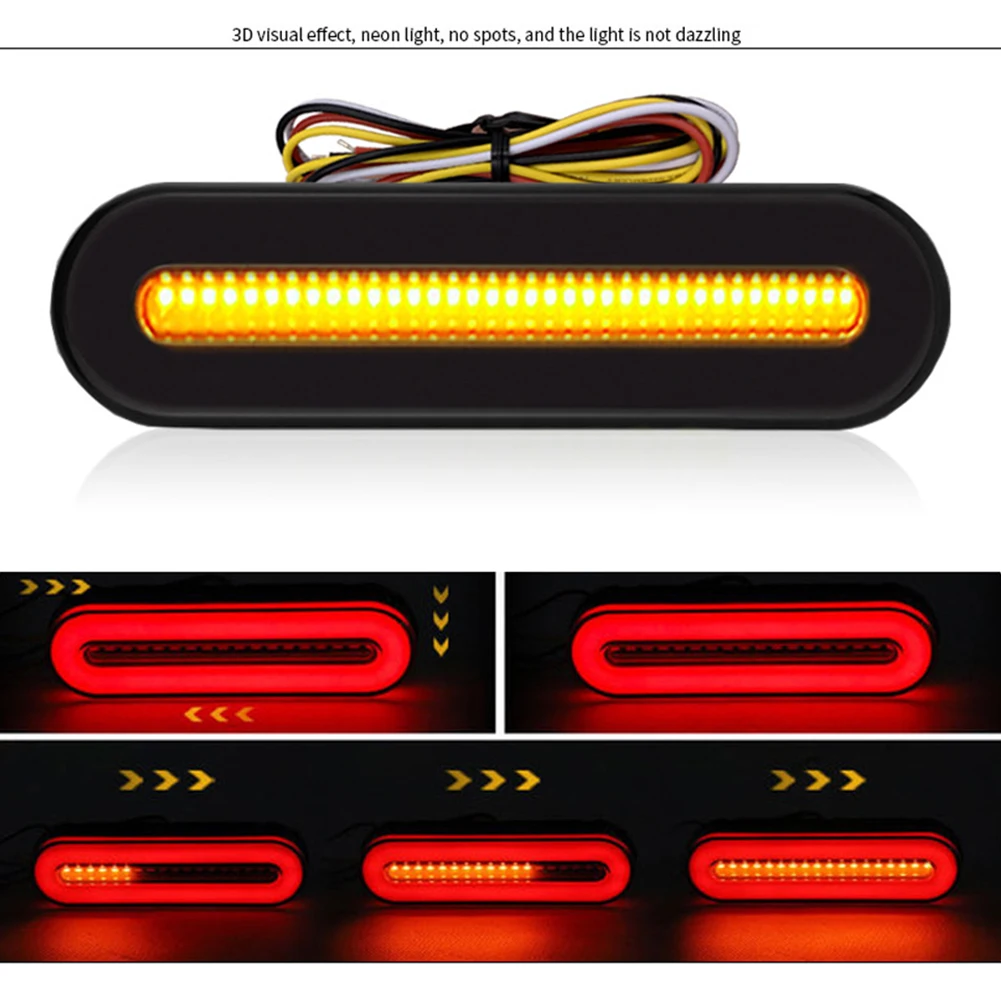 1pc 12V Truck LED Tail Brake Light Car Taillights Flowing Turn Signal Lamp Stop Reverse Safety Indicator Car Accessories
1pc 12V Truck LED Tail Brake Light Car Taillights Flowing Turn Signal Lamp Stop Reverse Safety Indicator Car Accessories