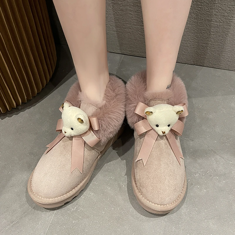 Women's Boots 2022 Winter New Style Elegant Warm Hating Cotton Shoes Flat Round Toe Thick Soled Women's Shoes Zapatos Mujer
Women's Boots 2022 Winter New Style Elegant Warm Hating Cotton Shoes Flat Round Toe Thick Soled Women's Shoes Zapatos Mujer