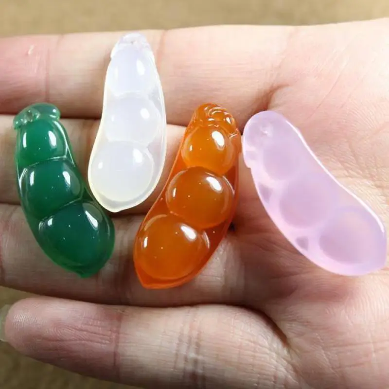 33*12mm Colorful Jades Pea Pod Beads For Jewelry Making Diy Necklace Earring Bracelet Charms Pendant Jewellery Accessories 
33*12mm Colorful Jades Pea Pod Beads For Jewelry Making Diy Necklace Earring Bracelet Charms Pendant Jewellery Accessories