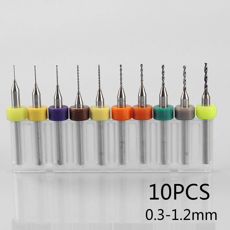 10 Pieces Drill Bits Set 0.Tungsten Steels Drilling Bits PCB Print Circuit Board For Molds Plastic Boards Drill Bit High Quality
10 Pieces Drill Bits Set 0.Tungsten Steels Drilling Bits PCB Print Circuit Board For Molds Plastic Boards Drill Bit High Quality
