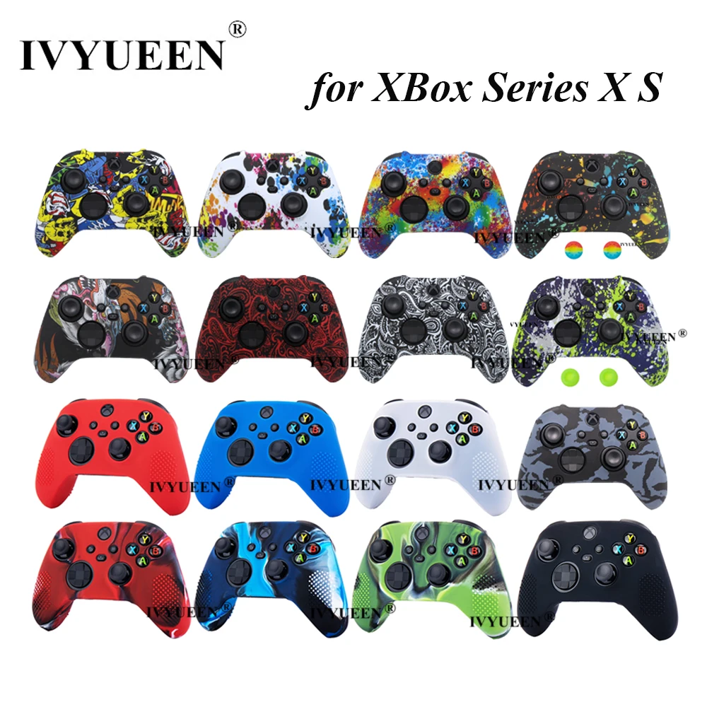 IVYUEEN Silicone Case for Xbox Series X S Controller Protective Skin Gamepad Rubber Skin Thumb Grips Cap Joystick Cover Shell
IVYUEEN Silicone Case for Xbox Series X S Controller Protective Skin Gamepad Rubber Skin Thumb Grips Cap Joystick Cover Shell