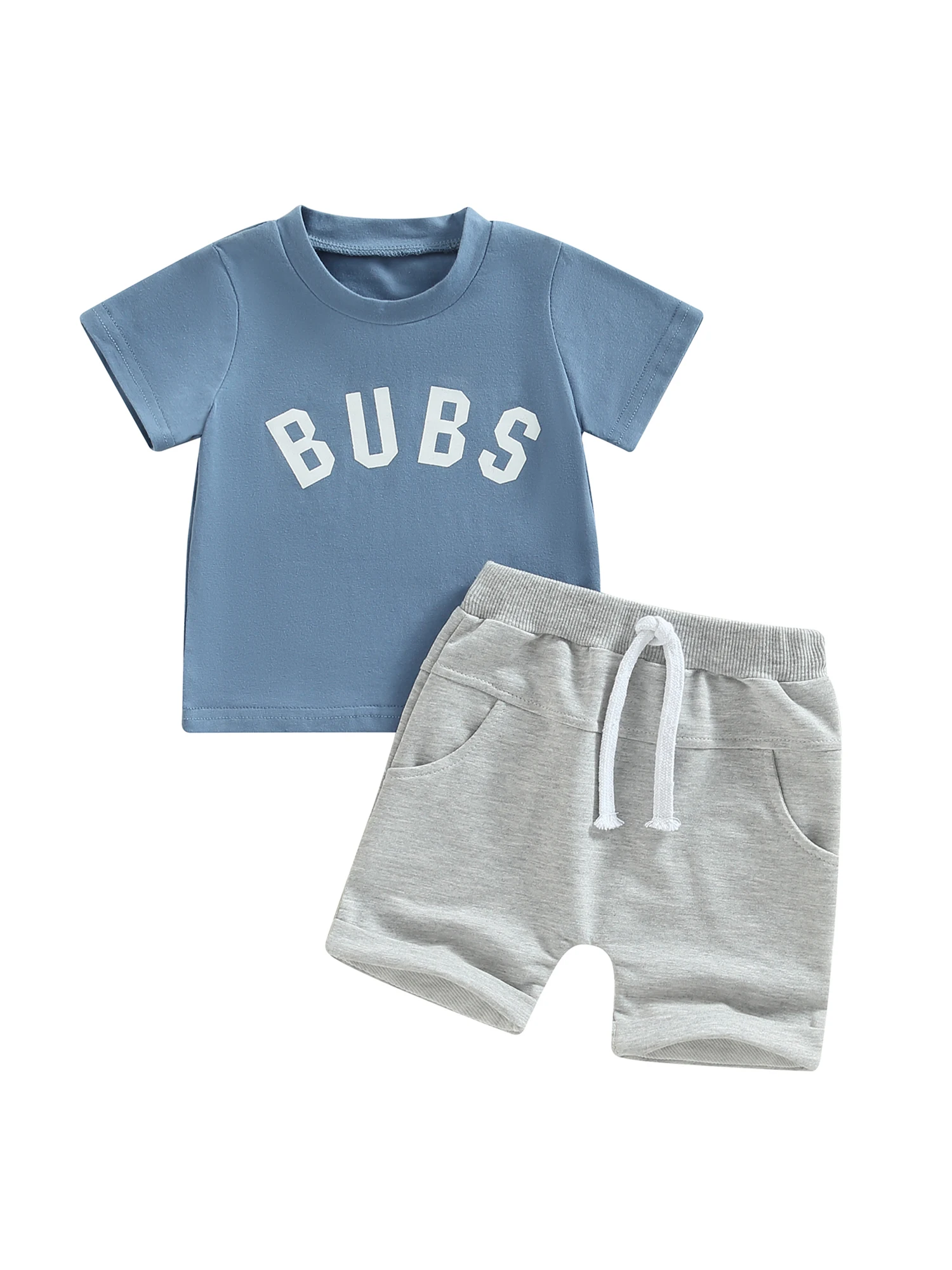 Toddler Baby Boy Summer Clothes Suits Letter Print Short Sleeve Crew Neck T-Shirts Tops Elastic Waist Rolled Hem Shorts 2Pcs Set 
Toddler Baby Boy Summer Clothes Suits Letter Print Short Sleeve Crew Neck T-Shirts Tops Elastic Waist Rolled Hem Shorts 2Pcs Set