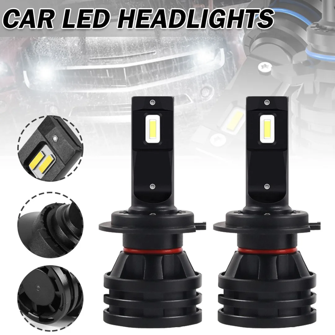 2pcs 9V-32V H7/H1 Car Headlight Bulb 6000K High Brightness LED Automobile Headlamp Universal Cars Fog Light
2pcs 9V-32V H7/H1 Car Headlight Bulb 6000K High Brightness LED Automobile Headlamp Universal Cars Fog Light