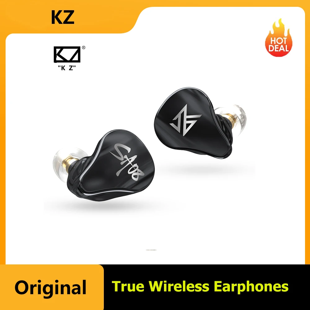 

KZ SA08 TWS True Wireless Bluetooth 5.0 Earphones 8BA Units Game Earbuds Touch Control Sport Running Headset KZ Z1 Z3 E10 Z3 S2