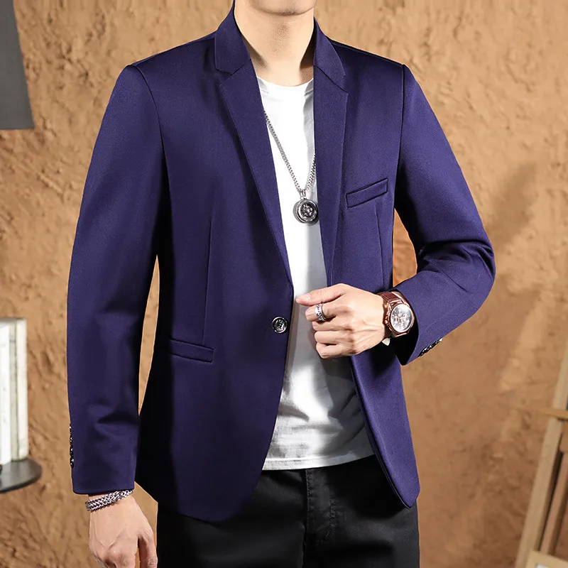 Men's Spring and Autumn New Casual Suit Jacket 3 Colors Optional Daily Comfortable Breathable Lapel Single-breasted Back Slit
Men's Spring and Autumn New Casual Suit Jacket 3 Colors Optional Daily Comfortable Breathable Lapel Single-breasted Back Slit
