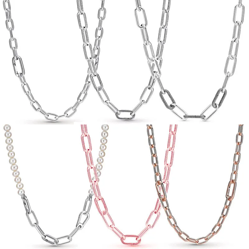 Original Me Styling Freshwater Cultured Pearl Small Link Chain Necklace For Fashion 925 Sterling Silver Bead Charm Diy Jewelry
Original Me Styling Freshwater Cultured Pearl Small Link Chain Necklace For Fashion 925 Sterling Silver Bead Charm Diy Jewelry