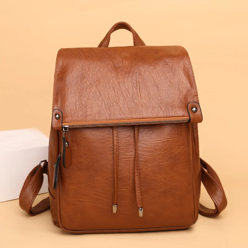 Women Female Rucksack Leisure Student School Bag Soft Leather Famale Bag New Cowhide High Quality Travel Girls Backpack Korean
Women Female Rucksack Leisure Student School Bag Soft Leather Famale Bag New Cowhide High Quality Travel Girls Backpack Korean