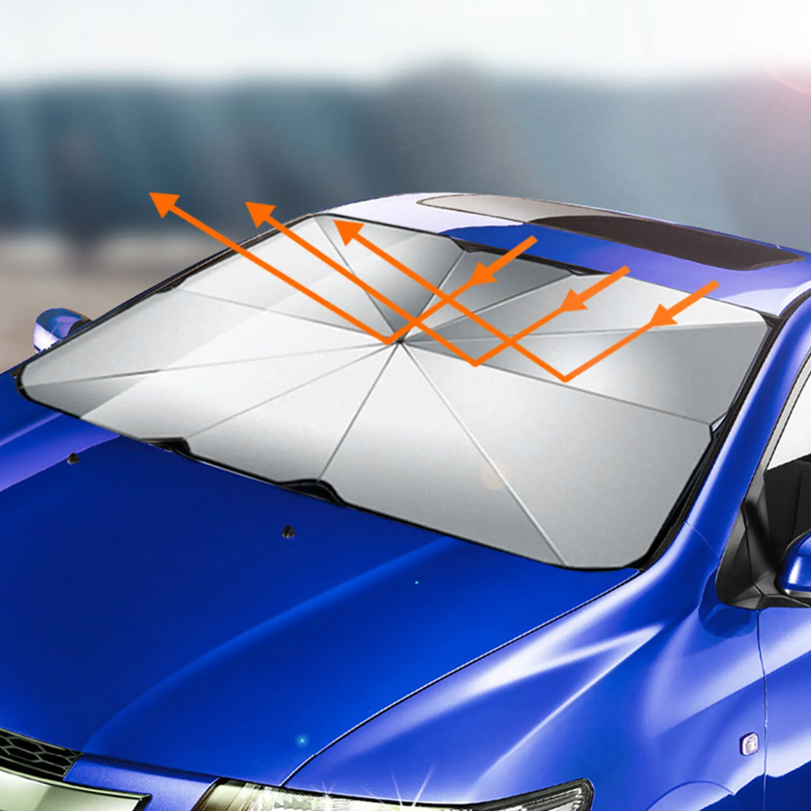 Car Front Windshield Sunshade Umbrella Automotive Interior Sun Protection Umbrella Reflective Sunshade For Car Front Window
Car Front Windshield Sunshade Umbrella Automotive Interior Sun Protection Umbrella Reflective Sunshade For Car Front Window