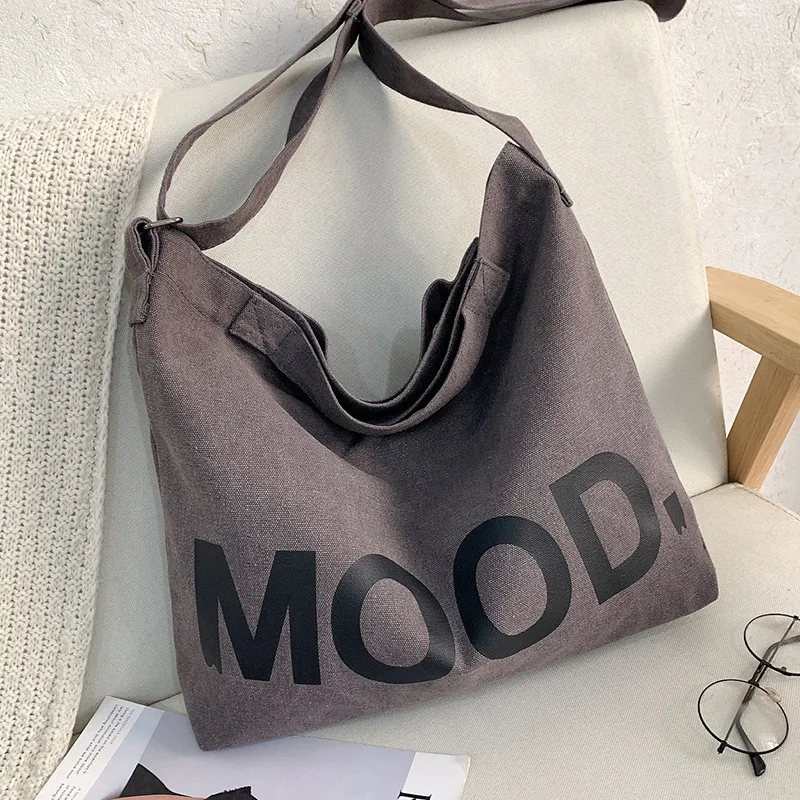 Canvas Women's One Shoulder Crossbody INS College Students Japanese Literature Art Simple Large Capacity Korean Version Bag
Canvas Women's One Shoulder Crossbody INS College Students Japanese Literature Art Simple Large Capacity Korean Version Bag