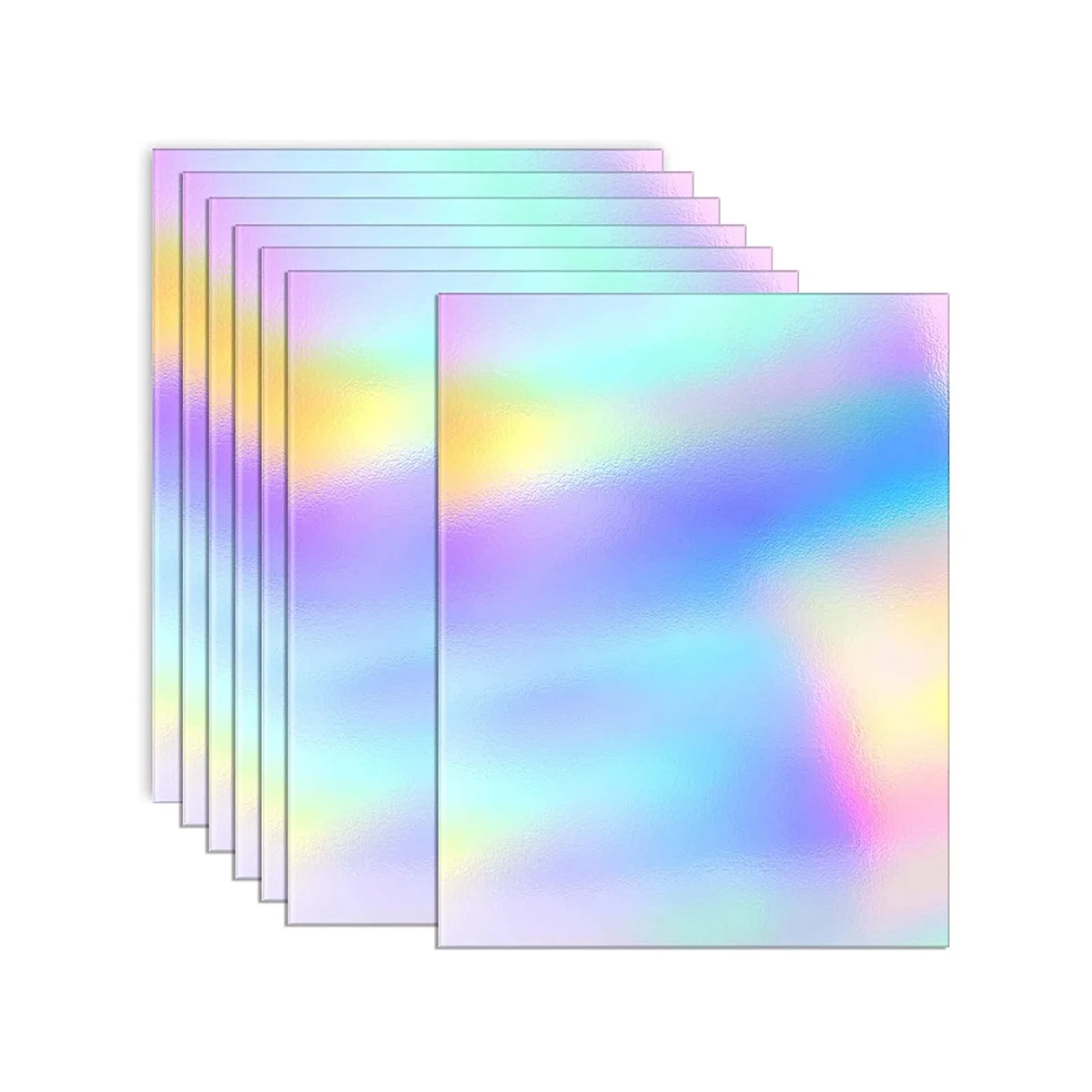 Metallic Holographic Card Shiny Mirror Paper Sheets, Reflective Post Board Size 8.5 X 11 Inch 50 Pack
Metallic Holographic Card Shiny Mirror Paper Sheets, Reflective Post Board Size 8.5 X 11 Inch 50 Pack