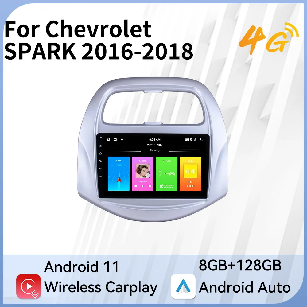 Стереоприемник для Chevrolet SPARK 2016-2018, 2 Din, Android 8,1, автомобильное радио, Wi-Fi, GPS-навигация, мультимедийный плеер, головное устройство
Стереоприемник для Chevrolet SPARK 2016-2018, 2 Din, Android 8,1, автомобильное радио, Wi-Fi, GPS-навигация, мультимедийный плеер, головное устройство