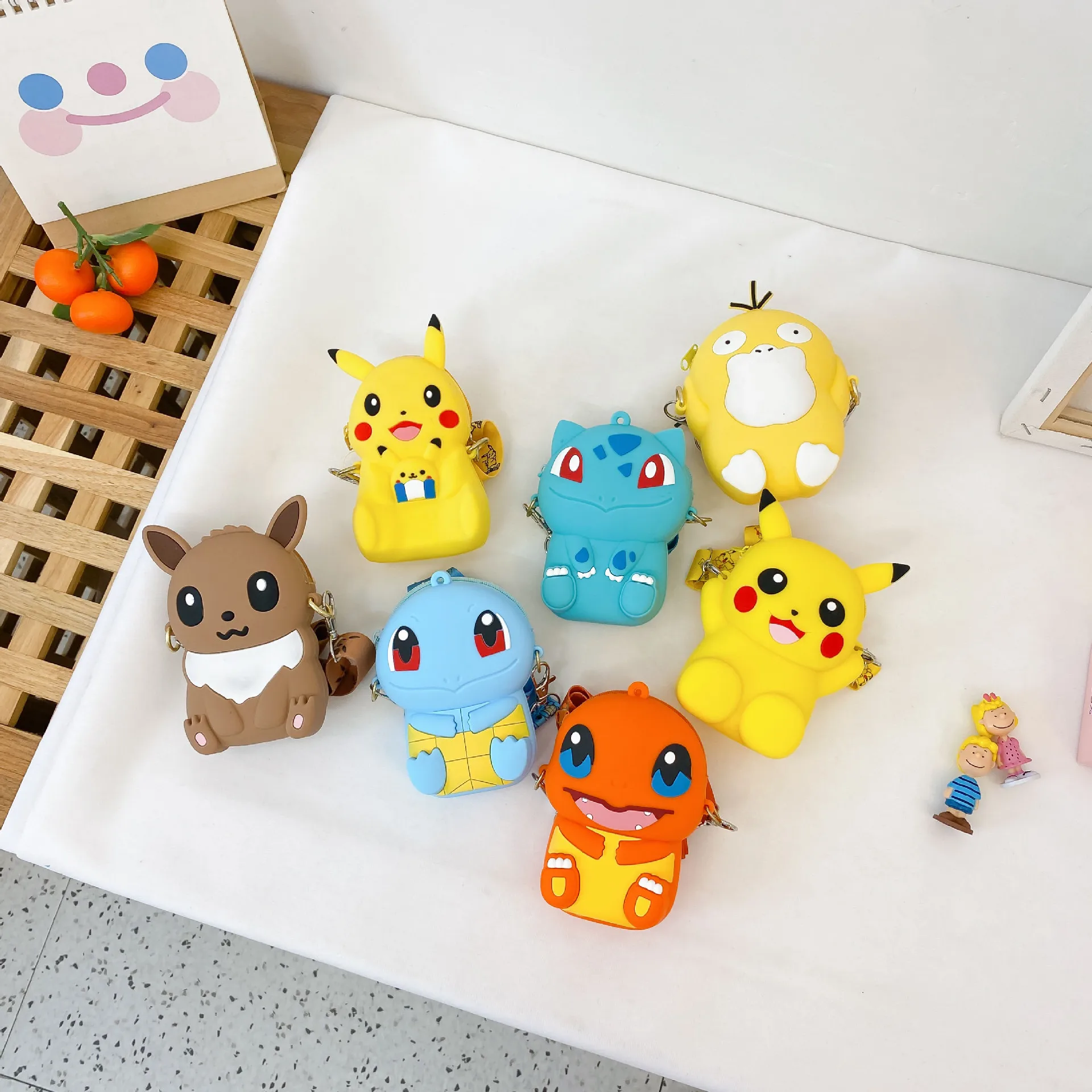 Cartoon Pokemon Anime Action Figures Pikachu Eevee Silicone Kawaii Fashion Shoulder Bag Meticulous Children Toys Gift
Cartoon Pokemon Anime Action Figures Pikachu Eevee Silicone Kawaii Fashion Shoulder Bag Meticulous Children Toys Gift
